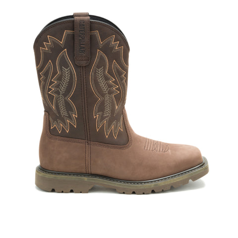 Caterpillar Colorado Frontier Western Mens Brown Wide Work & Safety Boots