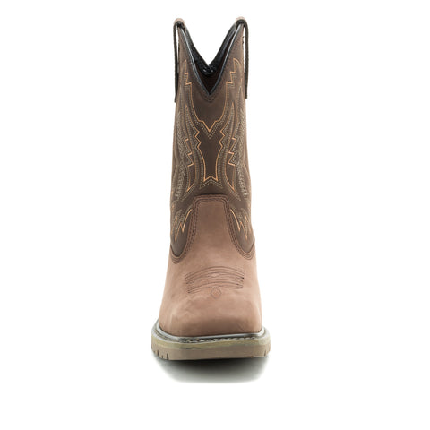 Caterpillar Colorado Frontier Western Mens Brown Wide Work & Safety Boots