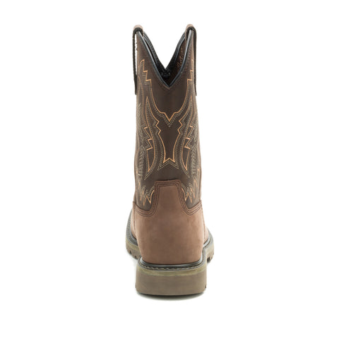 Caterpillar Colorado Frontier Western Mens Brown Wide Work & Safety Boots
