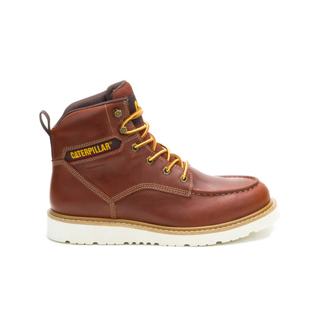 Caterpillar Reclaimer Wedge Waterproof Mens Brown Wide Work & Safety Boots