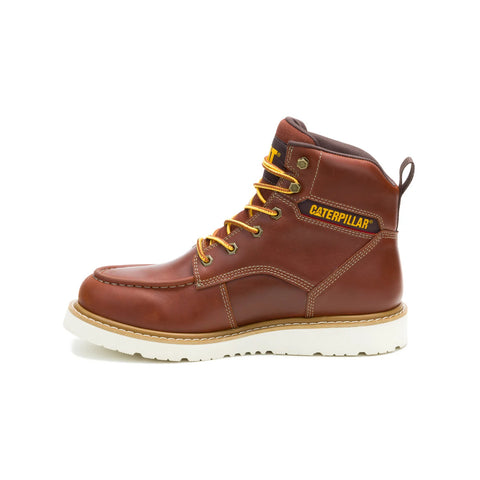Caterpillar Reclaimer Wedge Waterproof Mens Brown Wide Work & Safety Boots