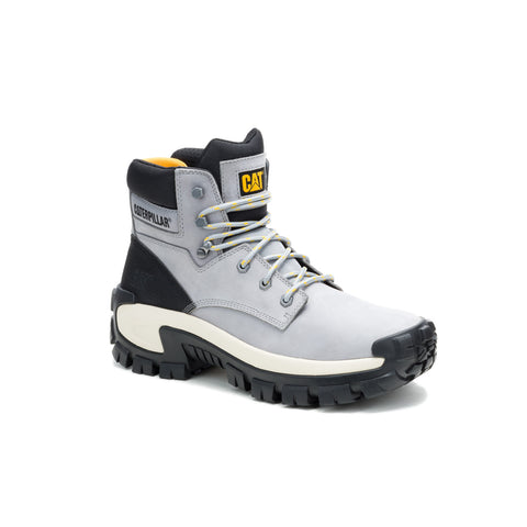 Caterpillar Invader HI P51112 Mens Gray Leather Work & Safety Boots