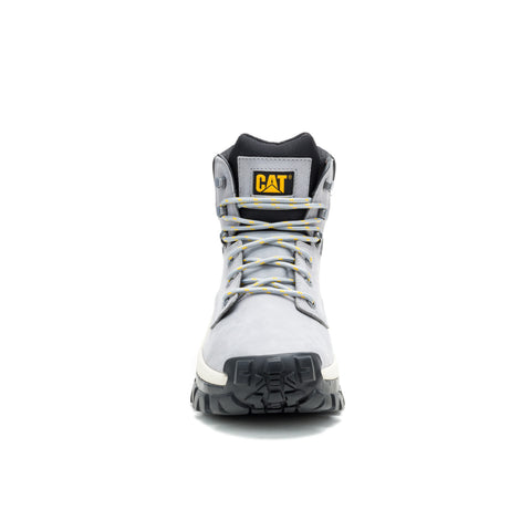 Caterpillar Invader HI P51112 Mens Gray Leather Work & Safety Boots