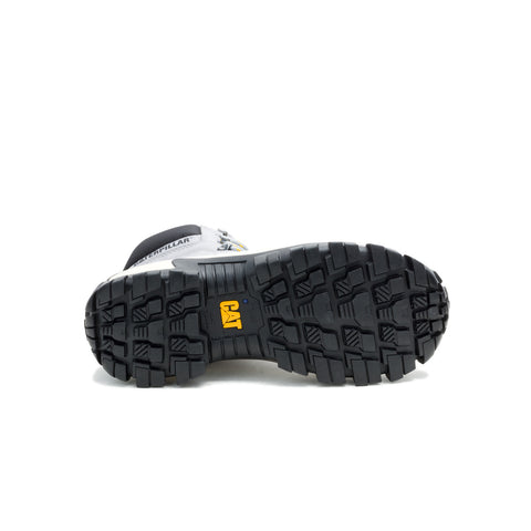 Caterpillar Invader HI P51112 Mens Gray Leather Work & Safety Boots