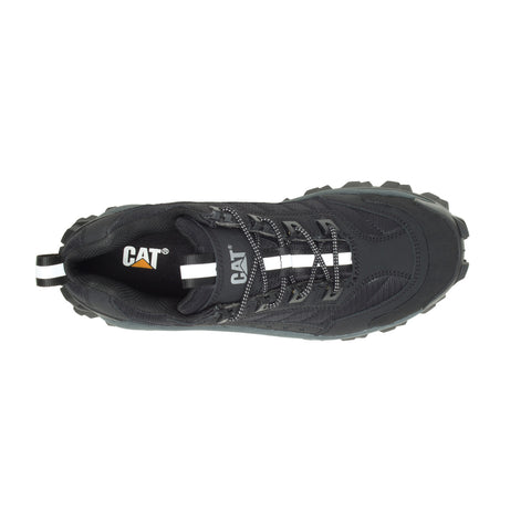 Caterpillar Intruder P724552 Mens Black Leather Lifestyle Sneakers Shoes