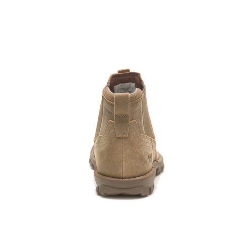 Caterpillar Excursion P725513 Mens Brown Leather Slip On Casual Dress Boots