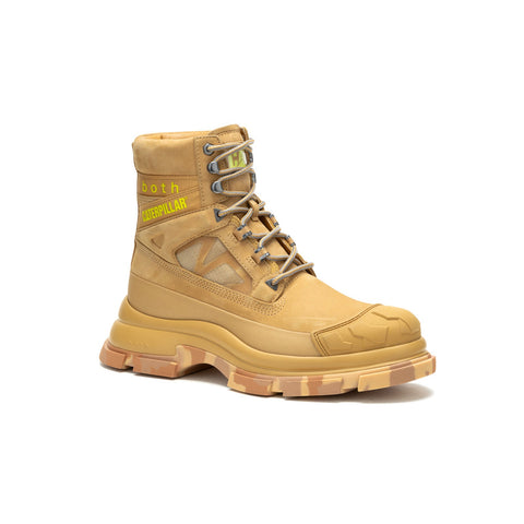 Caterpillar Gao Pioneer P725934 Mens Beige Nubuck Casual Dress Boots