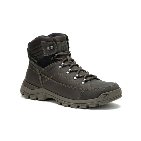 Caterpillar Threshold Hiker WP P725959 Mens Gray Leather Casual Dress Boots