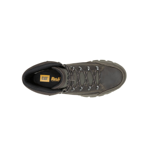 Caterpillar Threshold Hiker WP P725959 Mens Gray Leather Casual Dress Boots