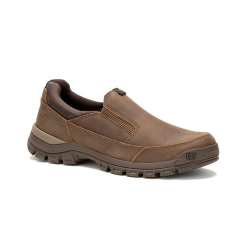 Caterpillar Threshold Slip On Mens Brown Loafers & Slip Ons Casual Shoes