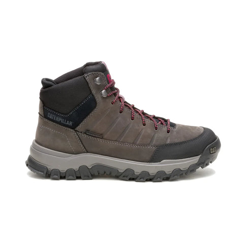 Caterpillar Threshold Rebound Mid Waterproof Mens Gray Hiking Boots