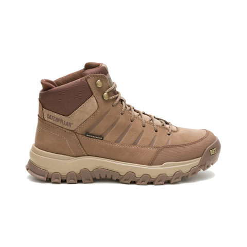 Caterpillar Threshold Rebound Mid Waterproof Mens Brown Hiking Boots