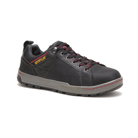 Caterpillar Brode Steel Toe P90192 Mens Black Leather Work & Safety Shoes