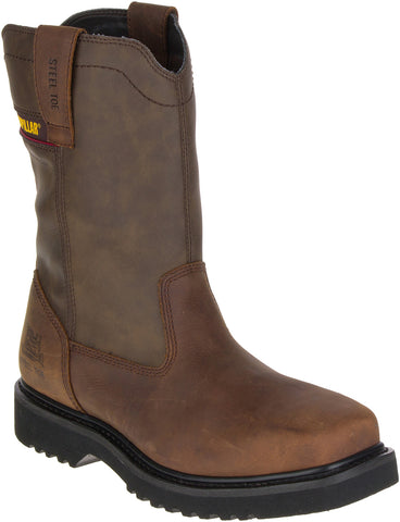 Caterpillar Hudson Waterproof Steel Toe Mens Brown Wide Work & Safety Boots