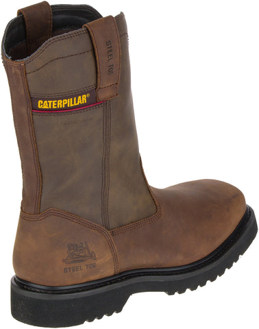 Caterpillar Hudson Waterproof Steel Toe Mens Brown Wide Work & Safety Boots