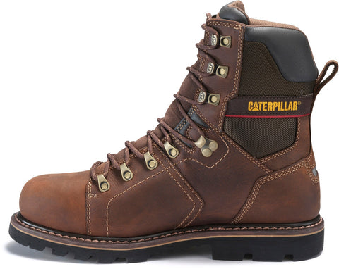 Caterpillar Alaska 2.0 8" Steel Toe WP TX Mens Brown Wide Work & Safety Boots