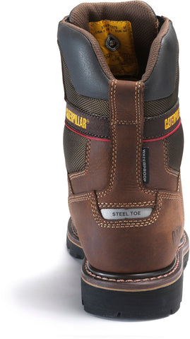 Caterpillar Alaska 2.0 8" Steel Toe WP TX Mens Brown Work & Safety Boots