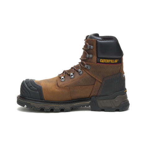 Caterpillar Excavator XL 6" Composite Toe WP Mens Brown Wide Work Boots