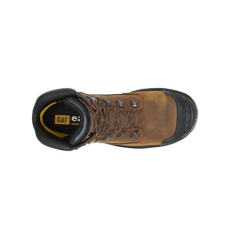 Caterpillar Excavator XL 6" Composite Toe WP Mens Brown Wide Work Boots