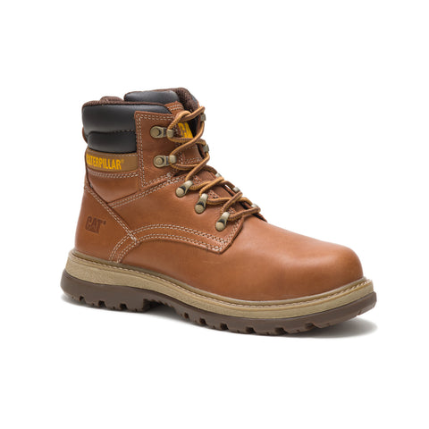 Caterpillar Fairbanks Steel Toe P91061 Mens Brown Leather Work & Safety Boots 