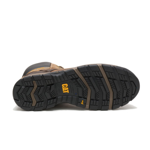 Caterpillar Excavator Superlite Composite Toe WP Mens Brown Wide Work Boots