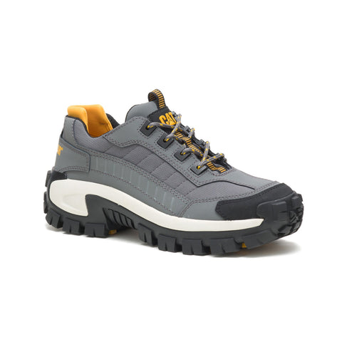 Caterpillar Invader Steel Toe P91276 Mens Gray Leather Work & Safety Shoes