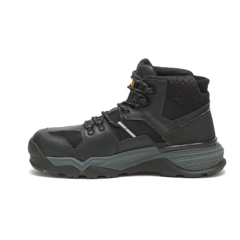 Caterpillar Provoke Mid Waterproof Alloy Mens Black Wide Work & Safety Boots