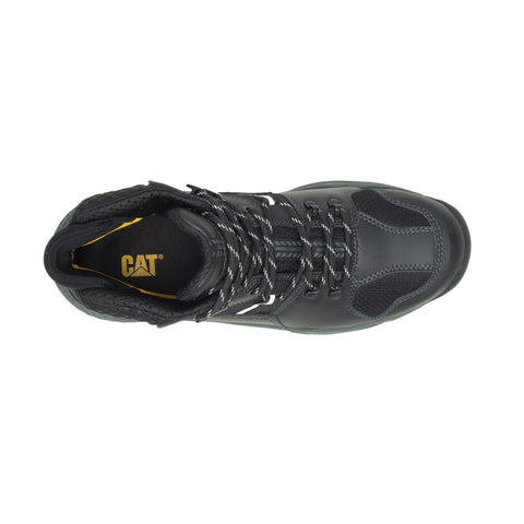 Caterpillar Provoke Mid Waterproof Alloy Mens Black Wide Work & Safety Boots