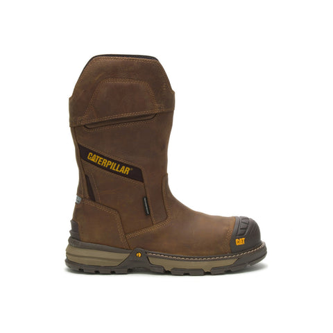 Caterpillar Excavator Superlite P91448 Mens Brown Leather Work & Safety Boots