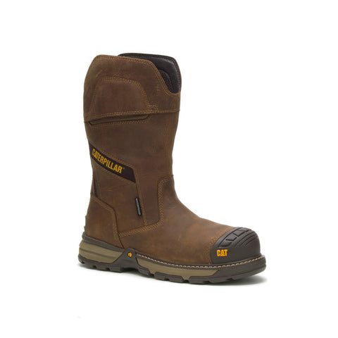 Caterpillar Excavator Superlite P91448 Mens Brown Leather Work & Safety Boots