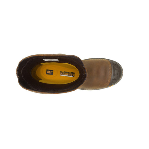 Caterpillar Excavator Superlite P91448 Mens Brown Leather Work & Safety Boots