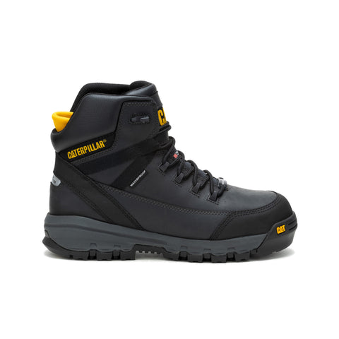Caterpillar Breakwater Carbon Composite Toe WP TX Mens Gray Work Boots