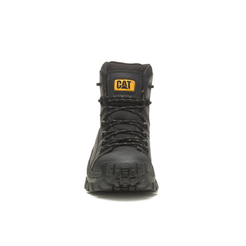 Caterpillar Invader Hiker Waterproof Composite Toe Mens Black Work Boots
