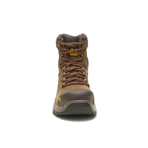 Caterpillar Diagnostic 2.0 WP Steel Toe Mens Brown Wide Work Boots