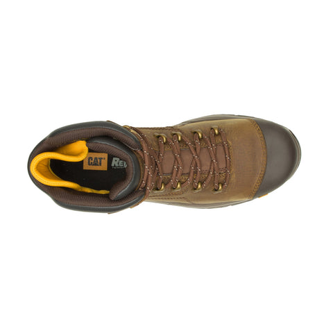 Caterpillar Diagnostic 2.0 Waterproof Steel Toe Mens Brown Work Boots