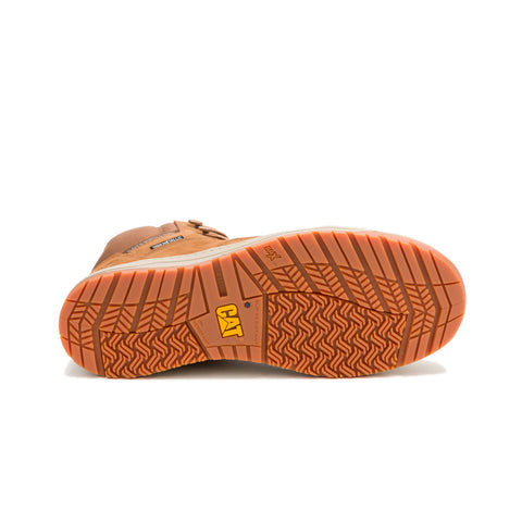 Caterpillar Streamline Court Mid Composite Toe Mens Brown Wide Work Shoes