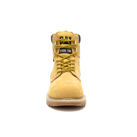 Caterpillar Second Shift Waterproof Steel Toe Mens Brown Work Boots