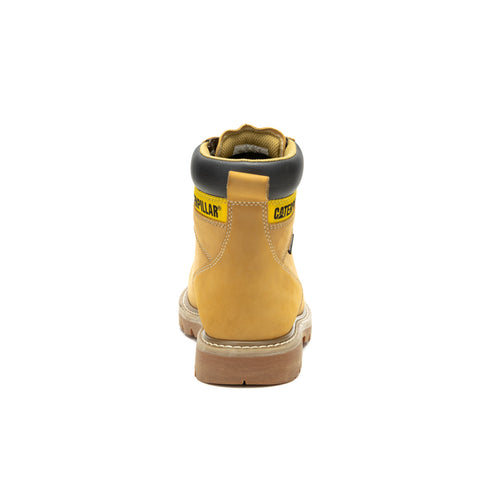 Caterpillar Second Shift Waterproof Steel Toe Mens Brown Work Boots