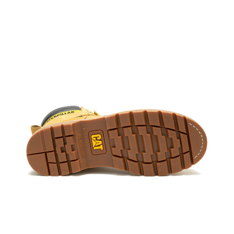 Caterpillar Second Shift Waterproof Steel Toe Mens Brown Work Boots