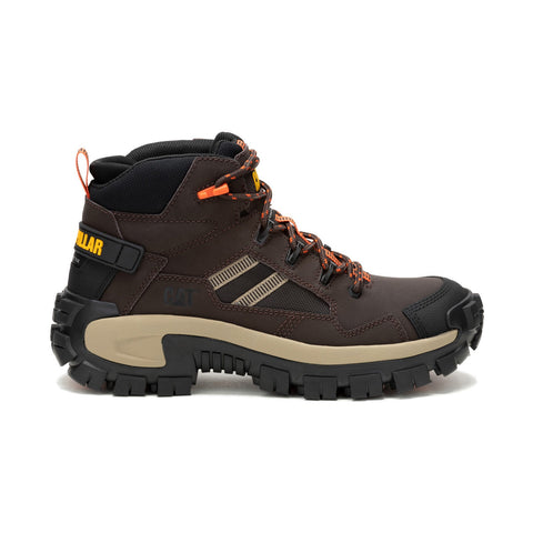 Caterpillar Invader Mid Vent Composite Toe Mens Brown Wide Work Boots