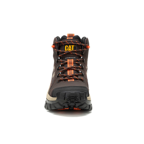 Caterpillar Invader Mid Vent Composite Toe Mens Brown Wide Work Boots