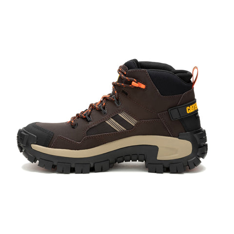Caterpillar Invader Mid Vent Composite Toe Mens Brown Wide Work Boots