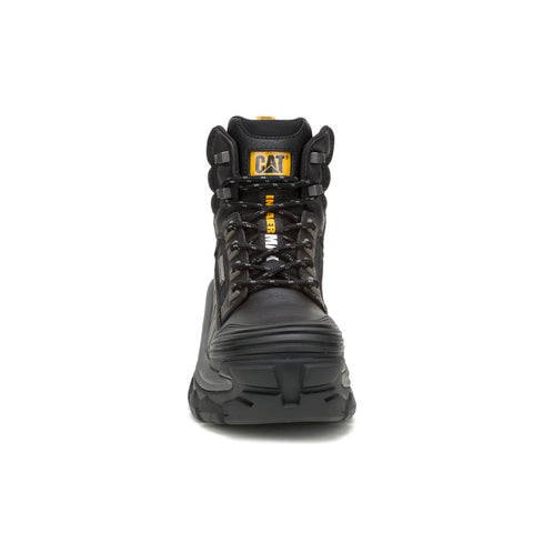 Caterpillar Invader MAX Waterproof Composite Toe Mens Black Work Boots