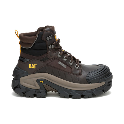 Caterpillar Invader MAX WP Composite Toe Mens Brown Work & Safety Boots