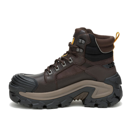 Caterpillar Invader MAX WP Composite Toe Mens Brown Work & Safety Boots