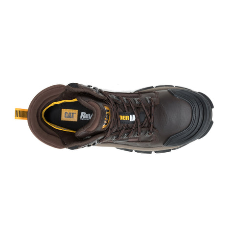Caterpillar Invader MAX WP Composite Toe Mens Brown Work & Safety Boots