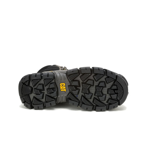 Caterpillar Invader MAX Waterproof Composite Toe Mens Gray Wide Work Boots
