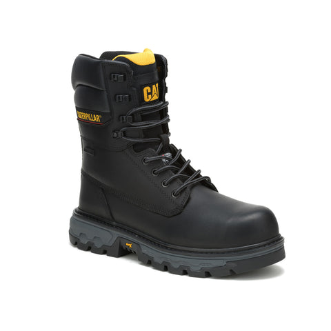 Caterpillar Colorado Equip 8" Composite Toe WP Mens Black Wide Work Boots