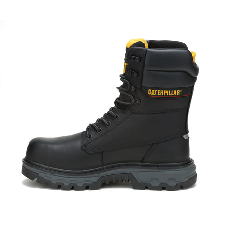 Caterpillar Colorado Equip 8" Composite Toe WP Mens Black Wide Work Boots