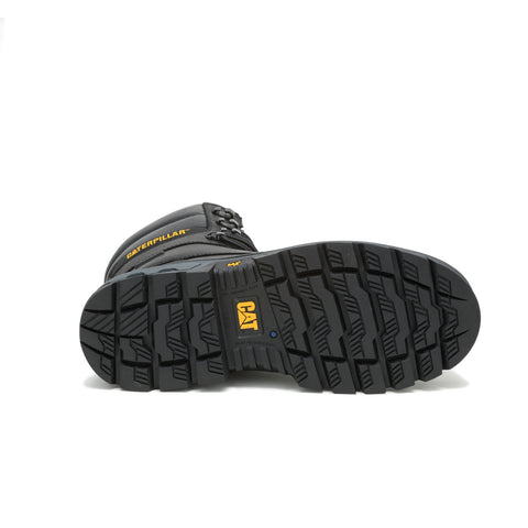 Caterpillar Colorado Equip 8" Composite Toe WP Mens Black Wide Work Boots
